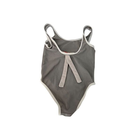 Lourdes Olaire one piece swim suit girls size 4T 4 toddler gray white - Picture 7 of 9
